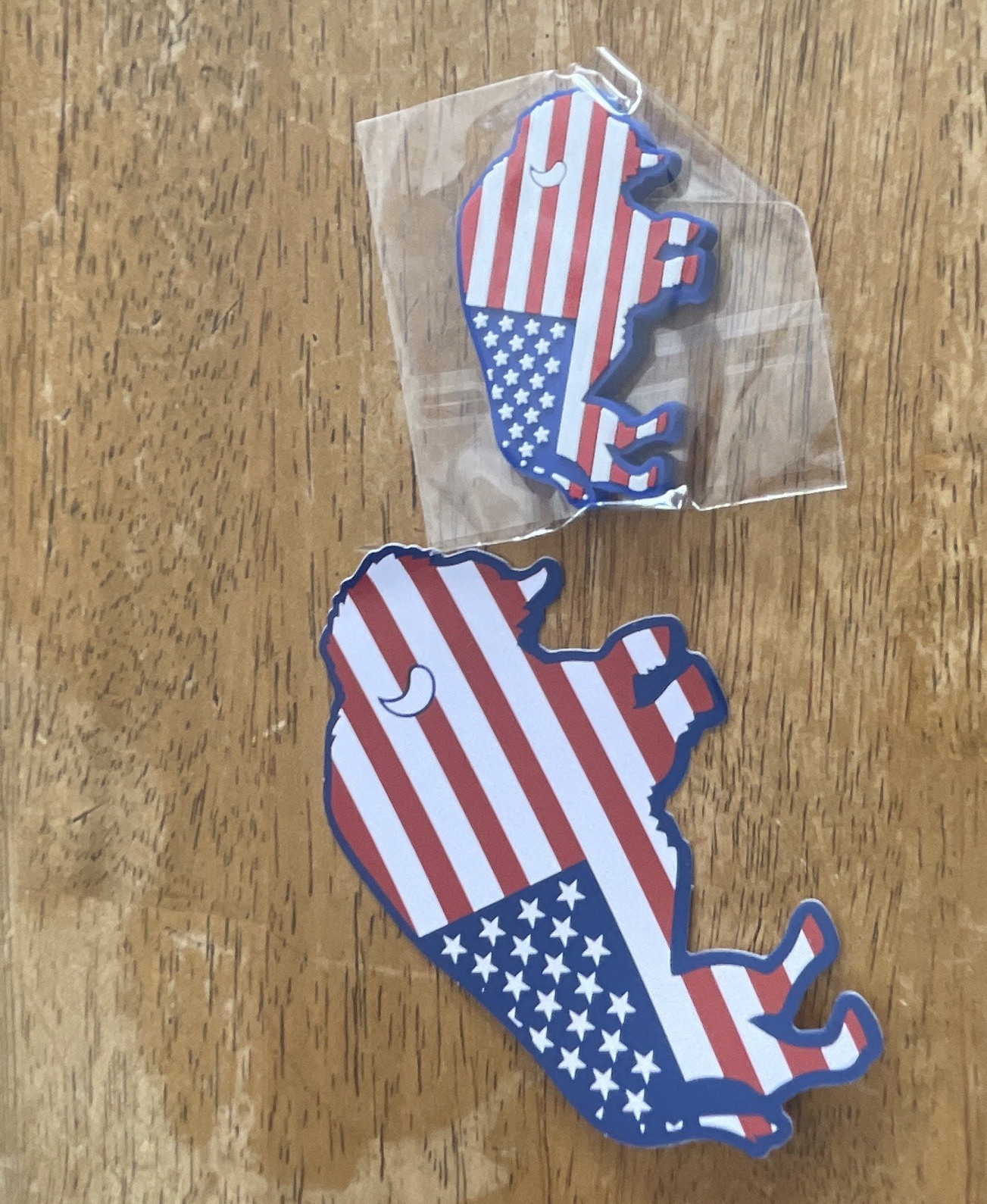 Buffalo Stars & Stripes America Flag Decal and Magnet