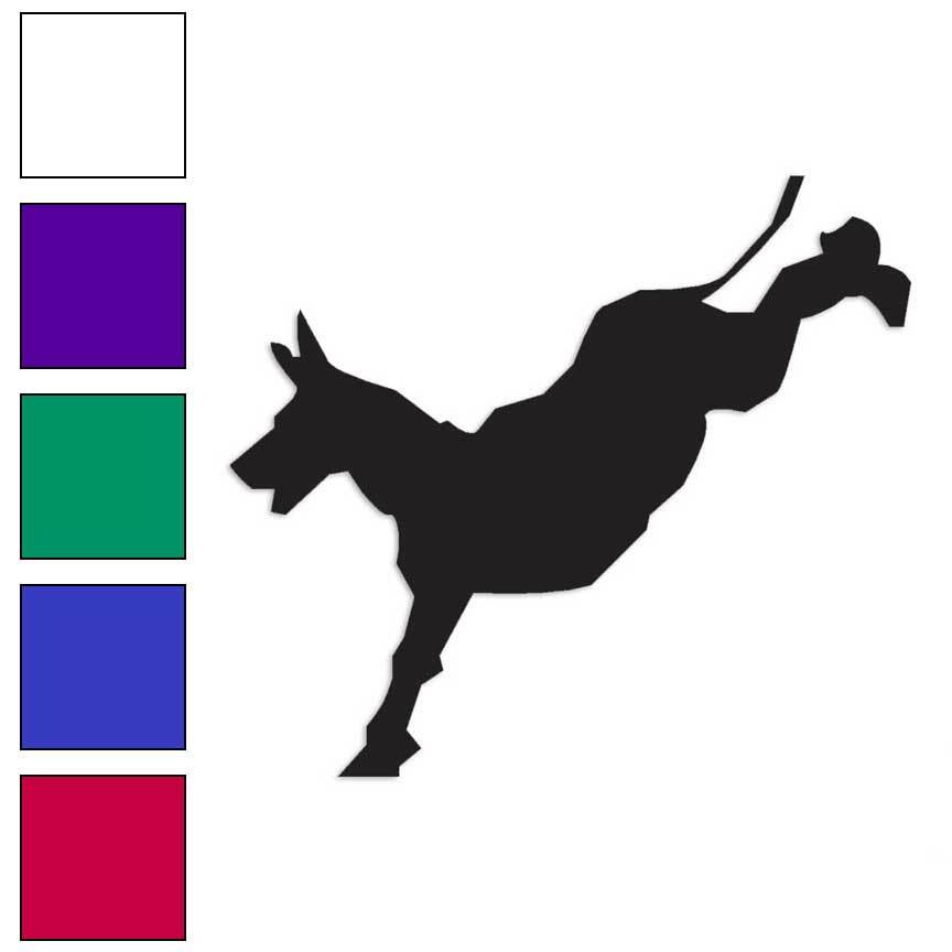 Donkey Mule Kicking, Vinyl Decal Sticker, Multiple Colors & Sizes #1311