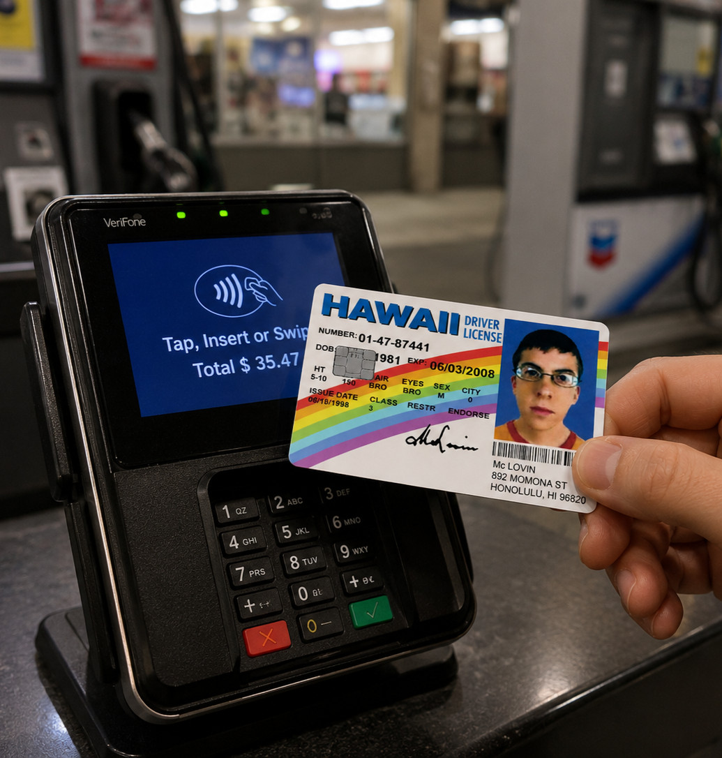 McLovin ID Credit Debit Card Skin Cover Sticker Chip Funny Decal – 2 Pack