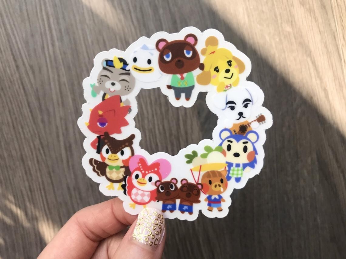 Animal Crossing New Horizons NPC Sticker ✦ Waterproof ✦ Vinyl