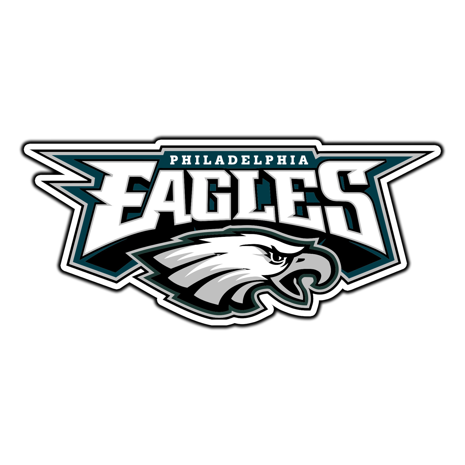 #3458 Philadelphia Eagles Logo #4 Football Sticker Waterproof Vinyl Decal DieCut