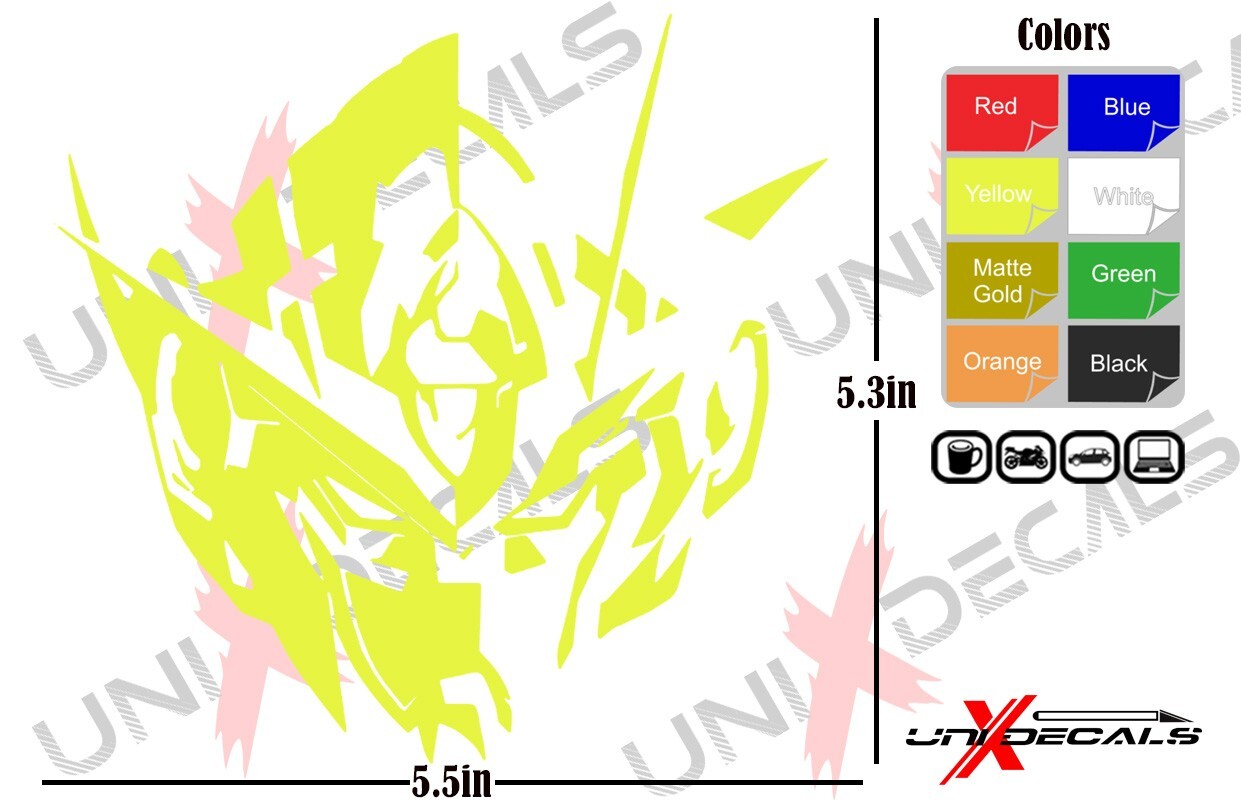 Gundam Cut Out Vinyl Sticker