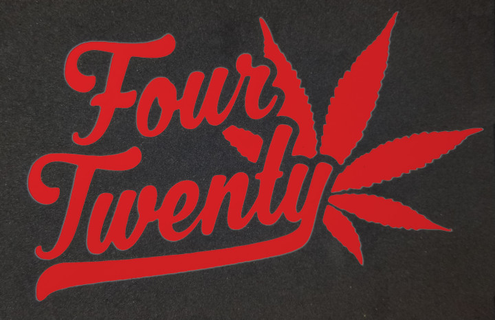 Four Twenty Decal Vinyl Sticker CNC Heavy Duty 420 ~ Free FAST shipping! ~
