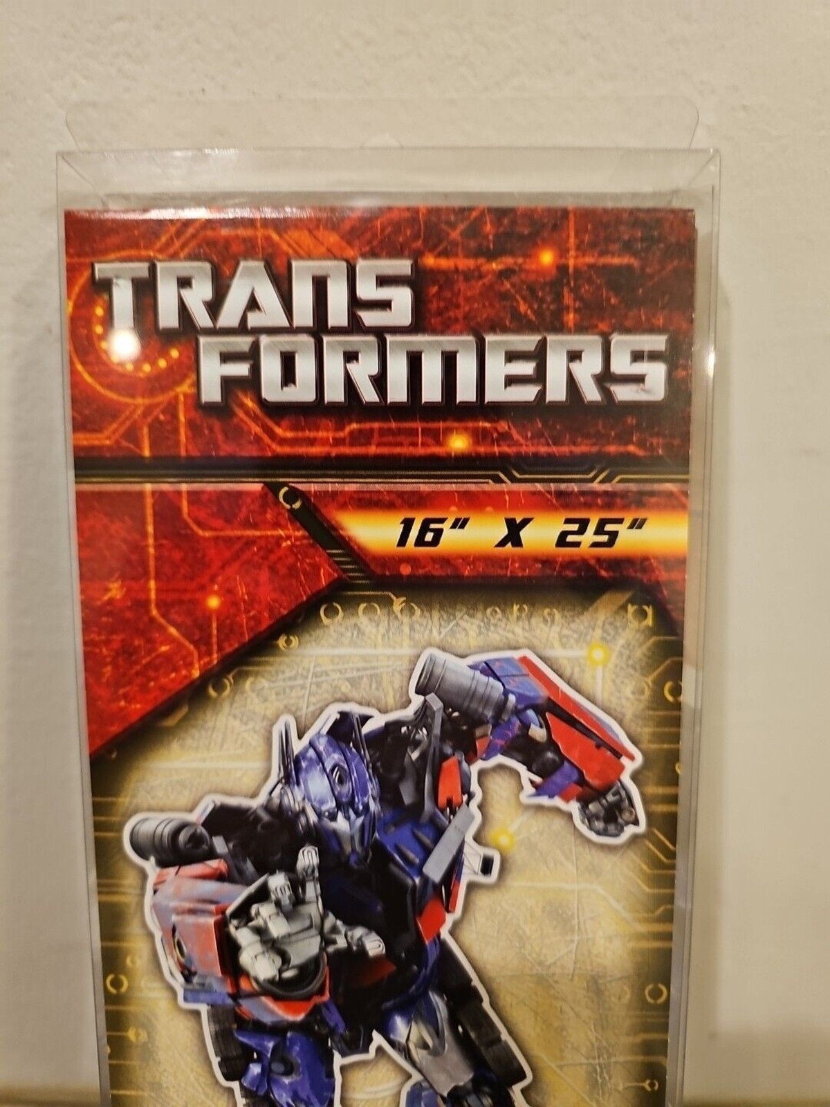 New Transformers Optimus Prime Fathead Reusable Vinyl Wall Graphic 16" x 24"