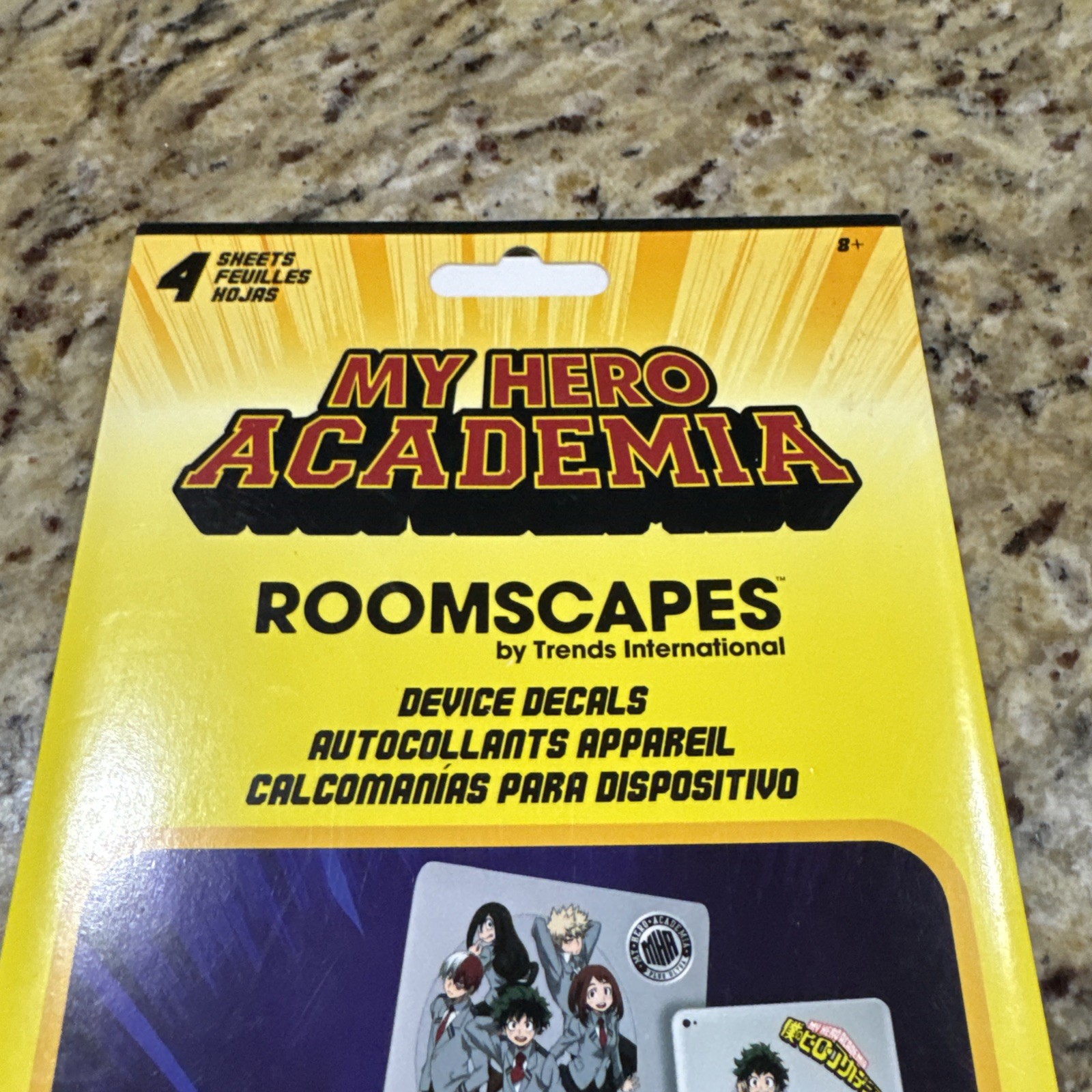 MY HERO ACADEMIA Roomscapes Device Decals by Trends International New Sealed