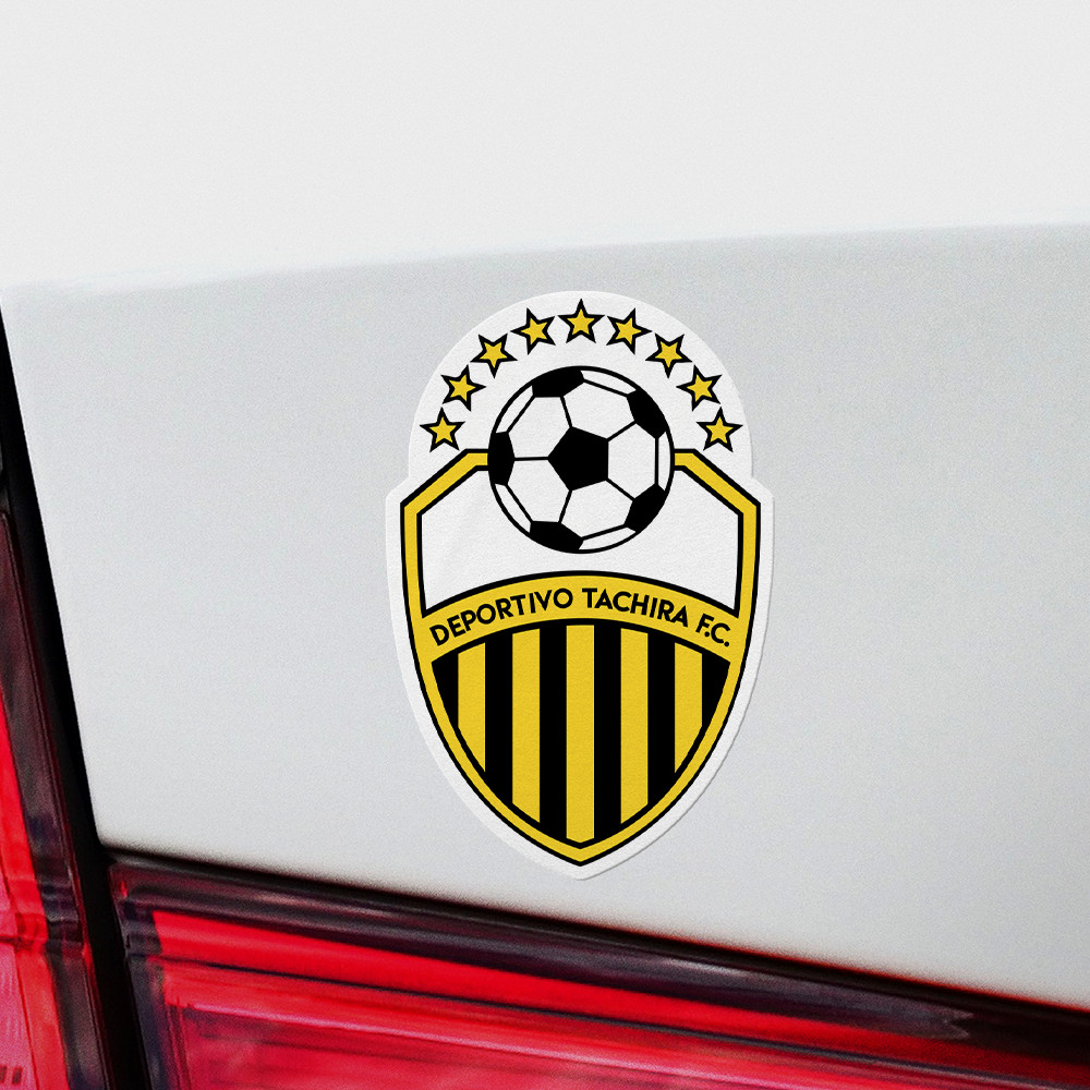 (4 Pack) Deportivo Tachira FC Venezuela Vinyl Sticker Decal Calcomania Auto