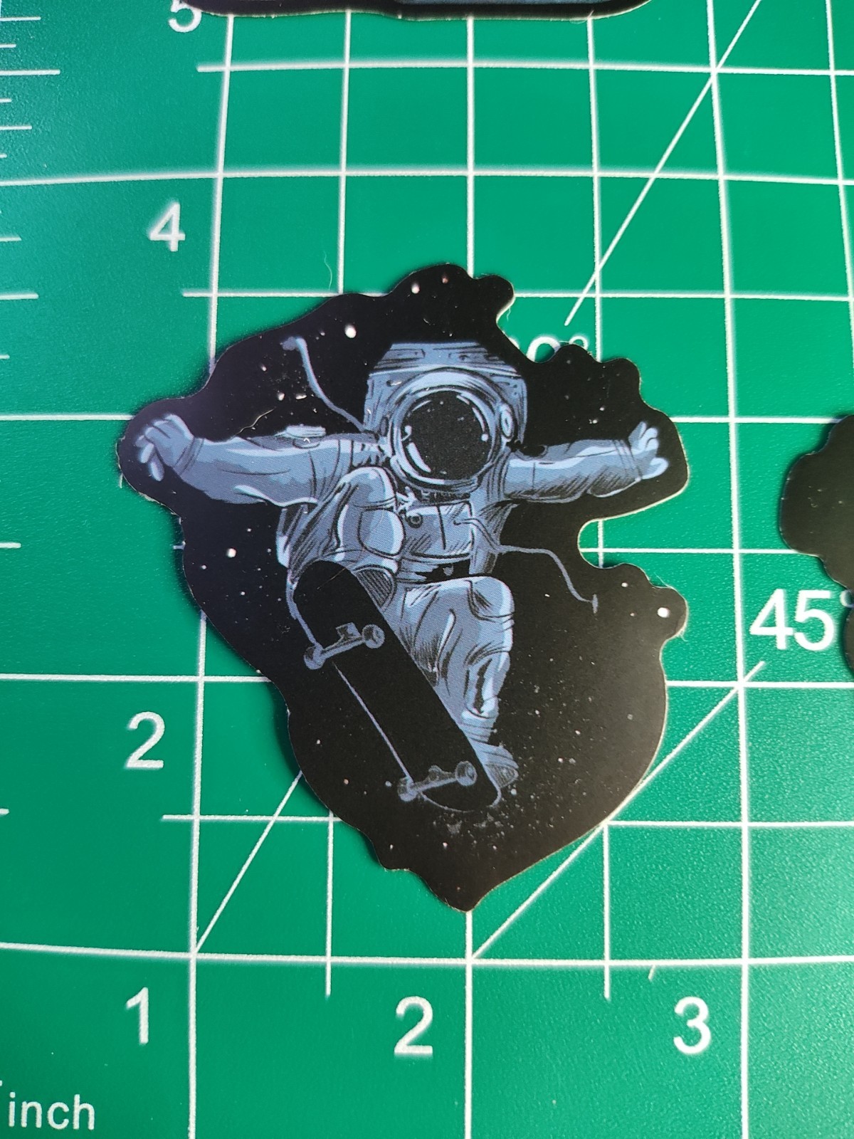 4 Space 2" Stickers Decals Mars Shuttle Fun Space Colorful Alien