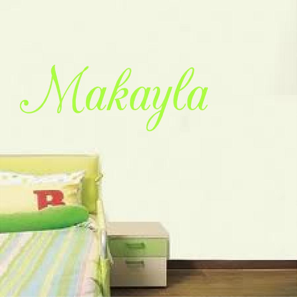 Personalized Girls Name girls room decor wall lettering decal sticker wall art
