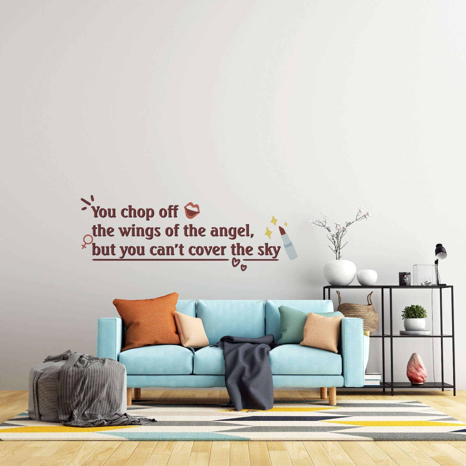 Home Bedroom Inspirational Quotes Decor Lettering Design Vinyl Wall Decal 7×20