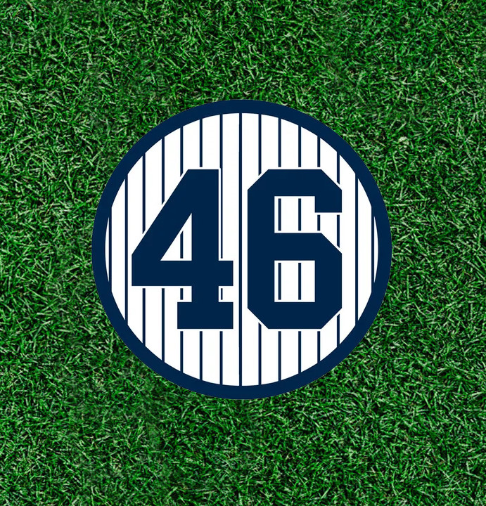 Yankees Andy Pettitte #46 100% waterproof vinyl sticker decal – several sizes