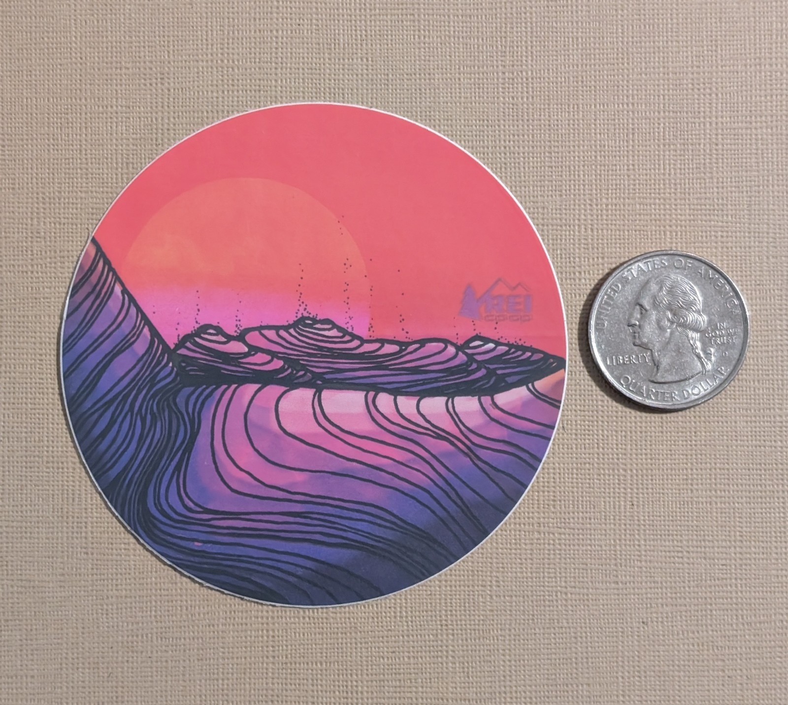 REI Co-op Member Made #5 Sticker – Limited Edition – Outdoor Biking Mountains