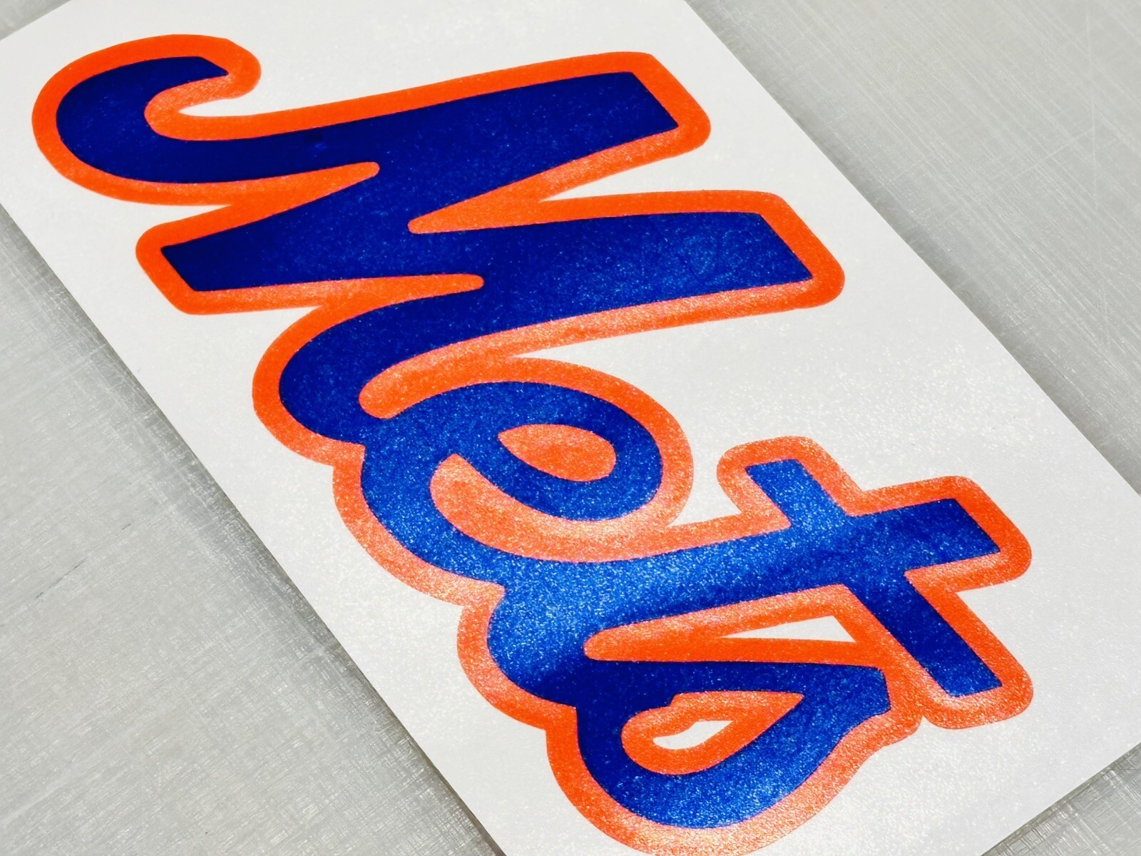 Mets Vinyl Decal-Many Sizes Avail From Phone Case Size To "BIG" Buy 2 Get 1 FREE