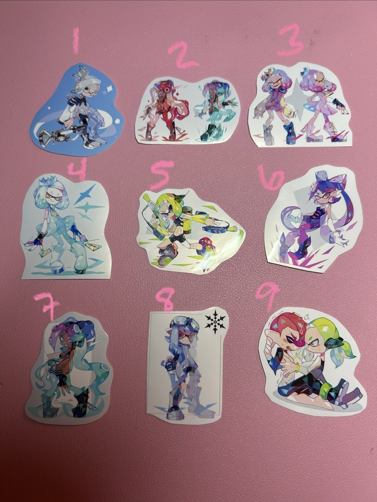 Splatoon, Final Fantasy And More Anime Stickers