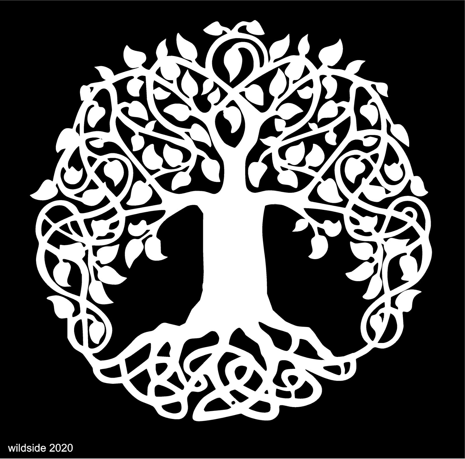 Tree Of Life Decal car window laptop altar vinyl sticker