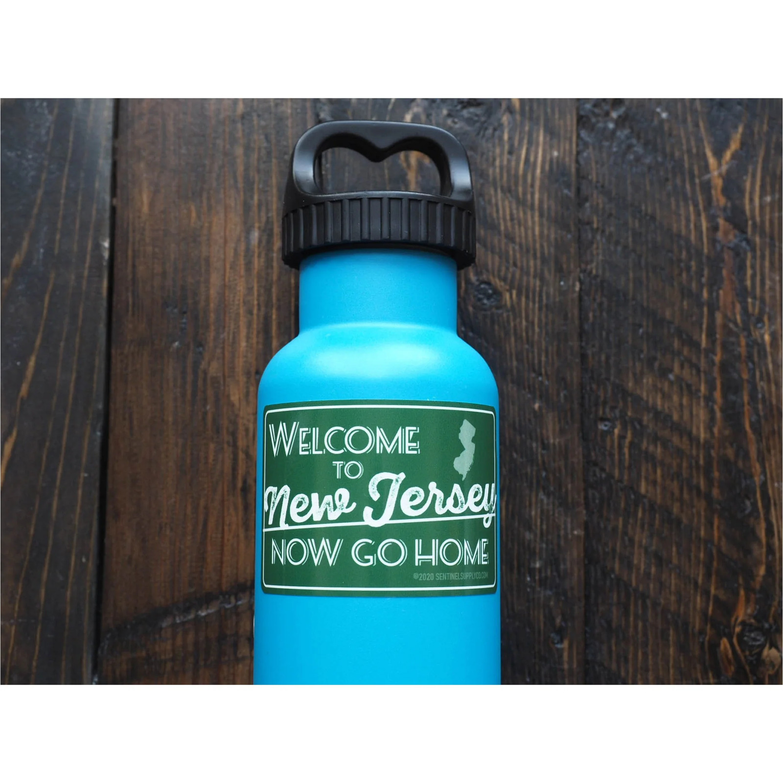 Welcome to New Jersey Now Go Home Sticker