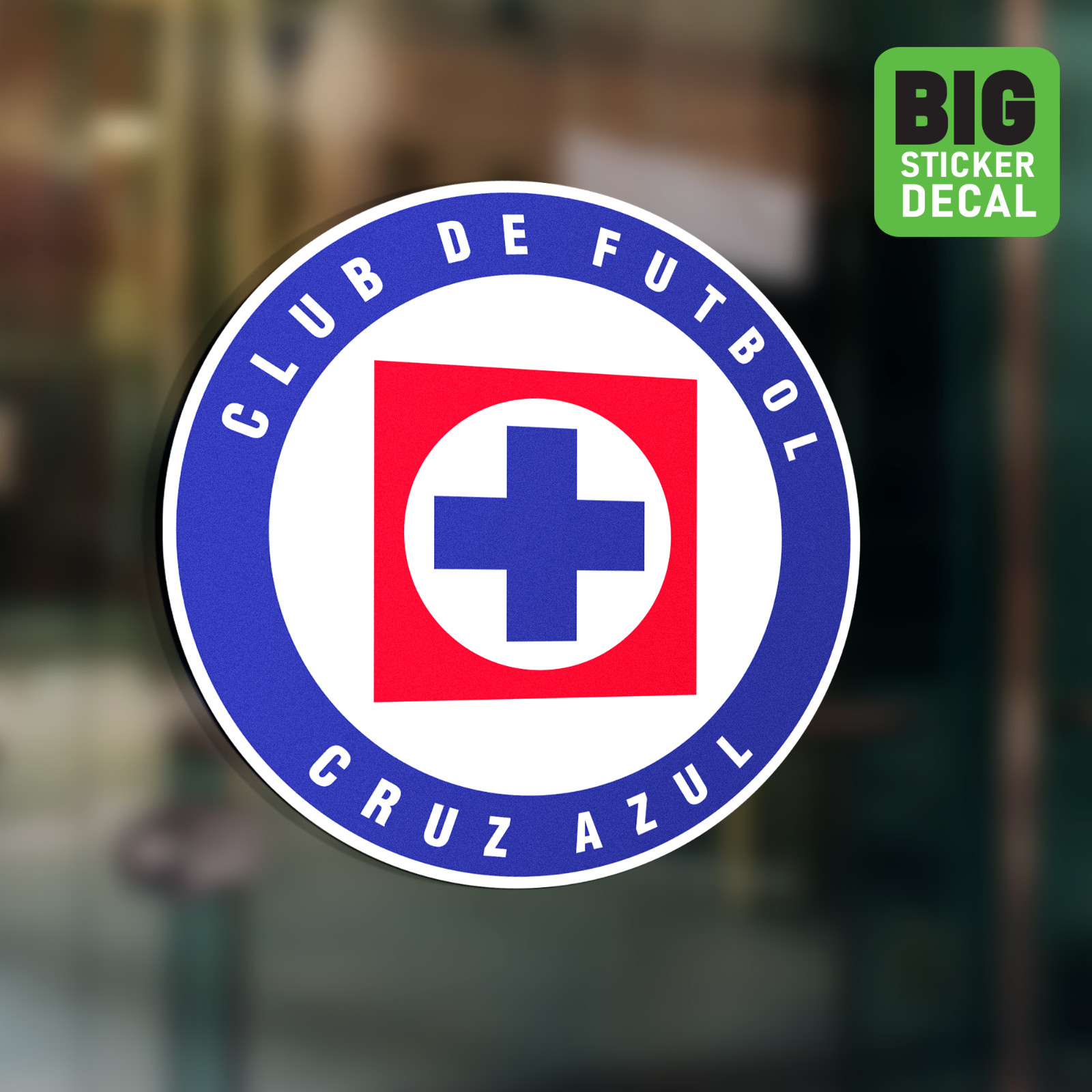 Cruz Azul Mexico Big Laminated Vinyl Sticker Car Decal Calcomania Carro