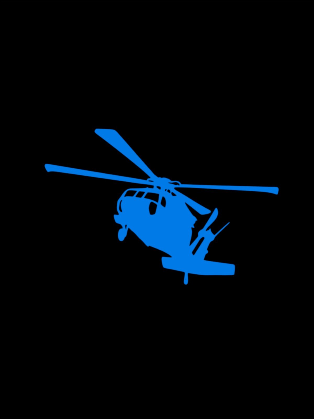 Blackhawk helicopter1 Decal for car Windows Laptops Decorate Any Smooth Surface