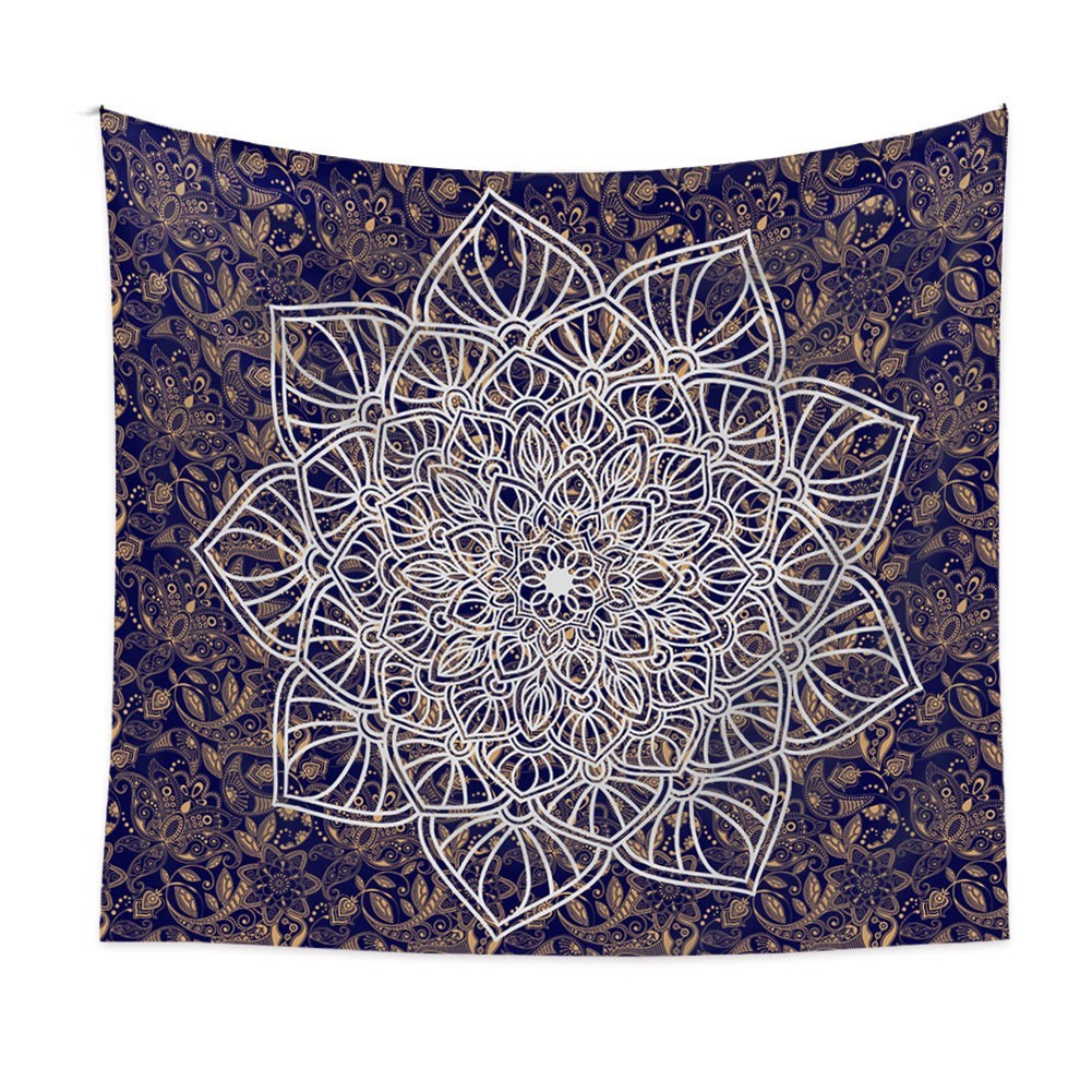 Bohemian Mandala Tapestry for Home Decor Vibrant Colors and Intricate Design