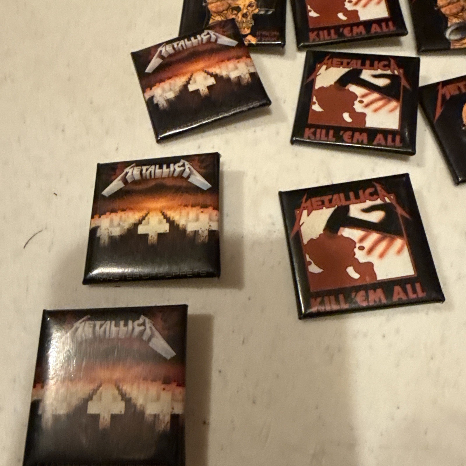 Metallica Ac/ Dc Def Leaped. Rock And Roll 1.5 Pins Choice