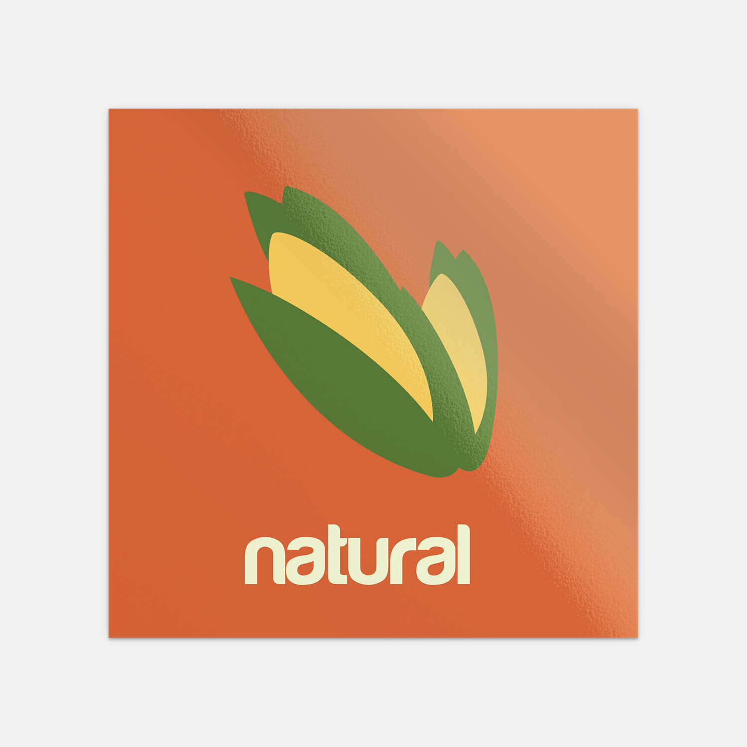 Corn Natural Vinyl Sticker Decal