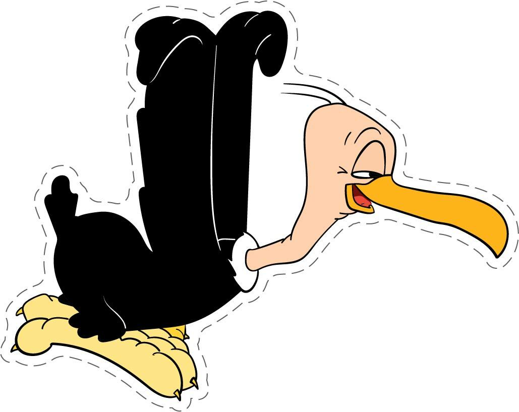 Beaky Buzzard Cartoon Sticker Decal laptop wall car phone Looney Tunes