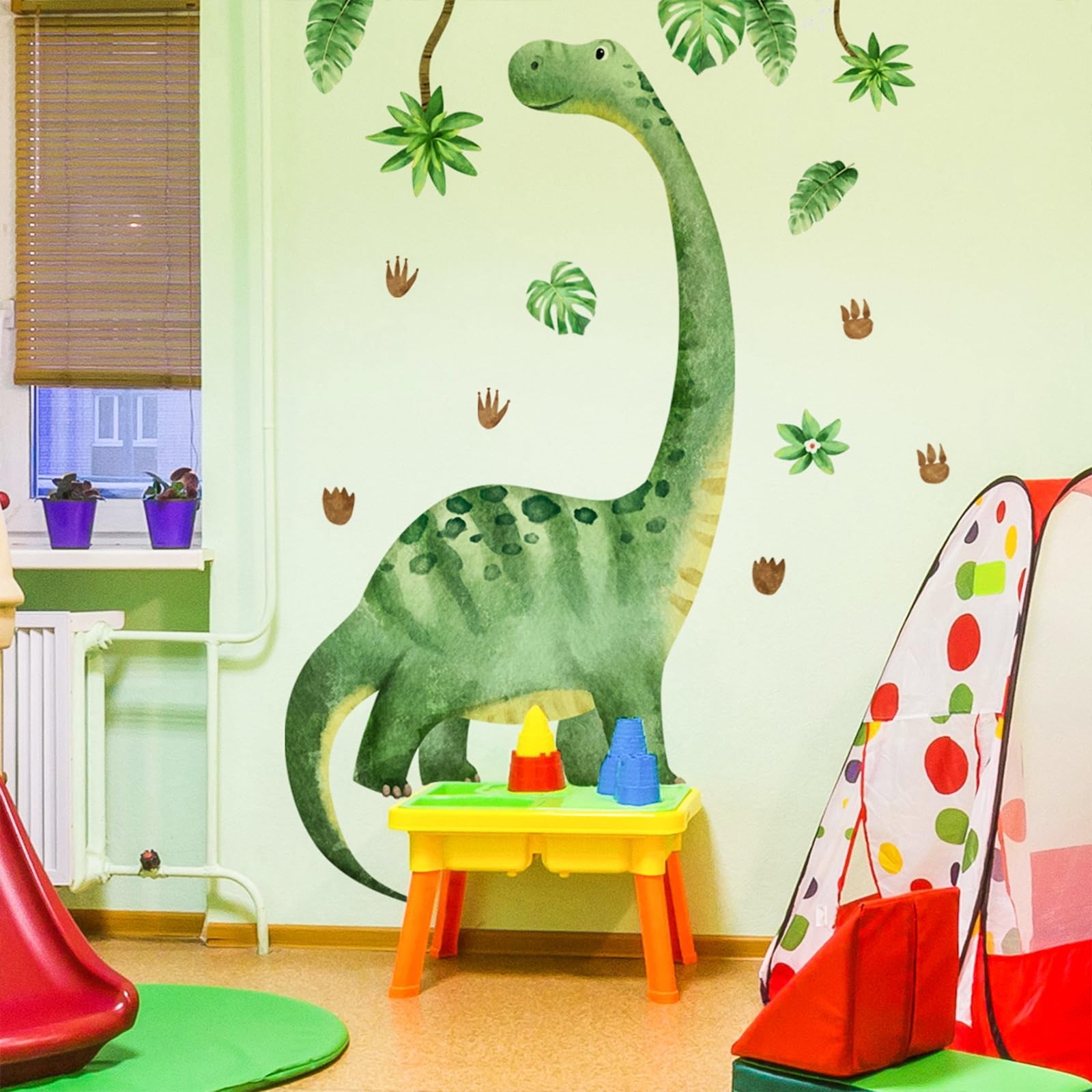 Large Dinosaur Wall Decals for Boys Room – Sunoyar Removable Kids Dino Wall Deco