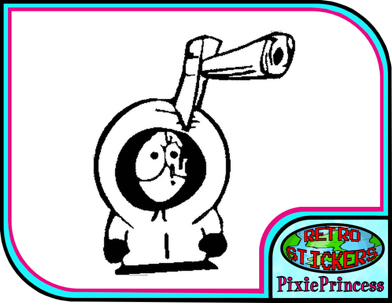 South Park Kenny Funny F Vinyl Sticker Killed Poster Room Wall Window Cartoon