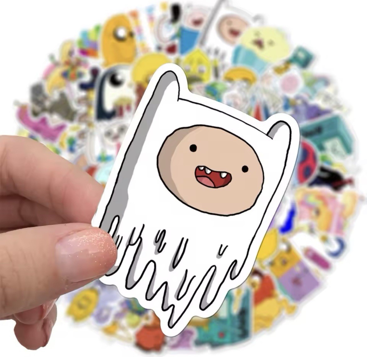 Adventure Cartoon Time Style Stickers 50pk Mix Cartoon Sticker Fun FREE SHIPPING