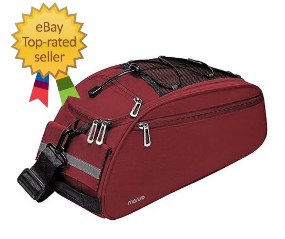 Bike Rack Bag, Waterproof Bicycle Trunk Pannier Rear Seat Pouch Cycling Bike …