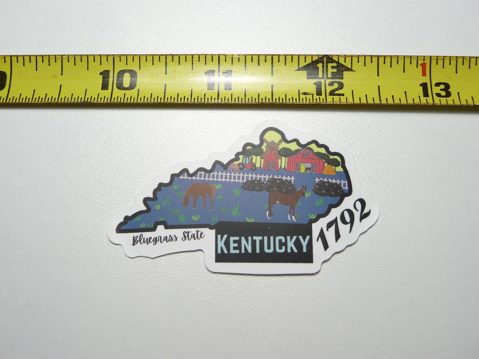 KENTUCKY SMALL STICKER DECAL STATE PRIDE BIRTH TRAVEL VACATION TRIP USA