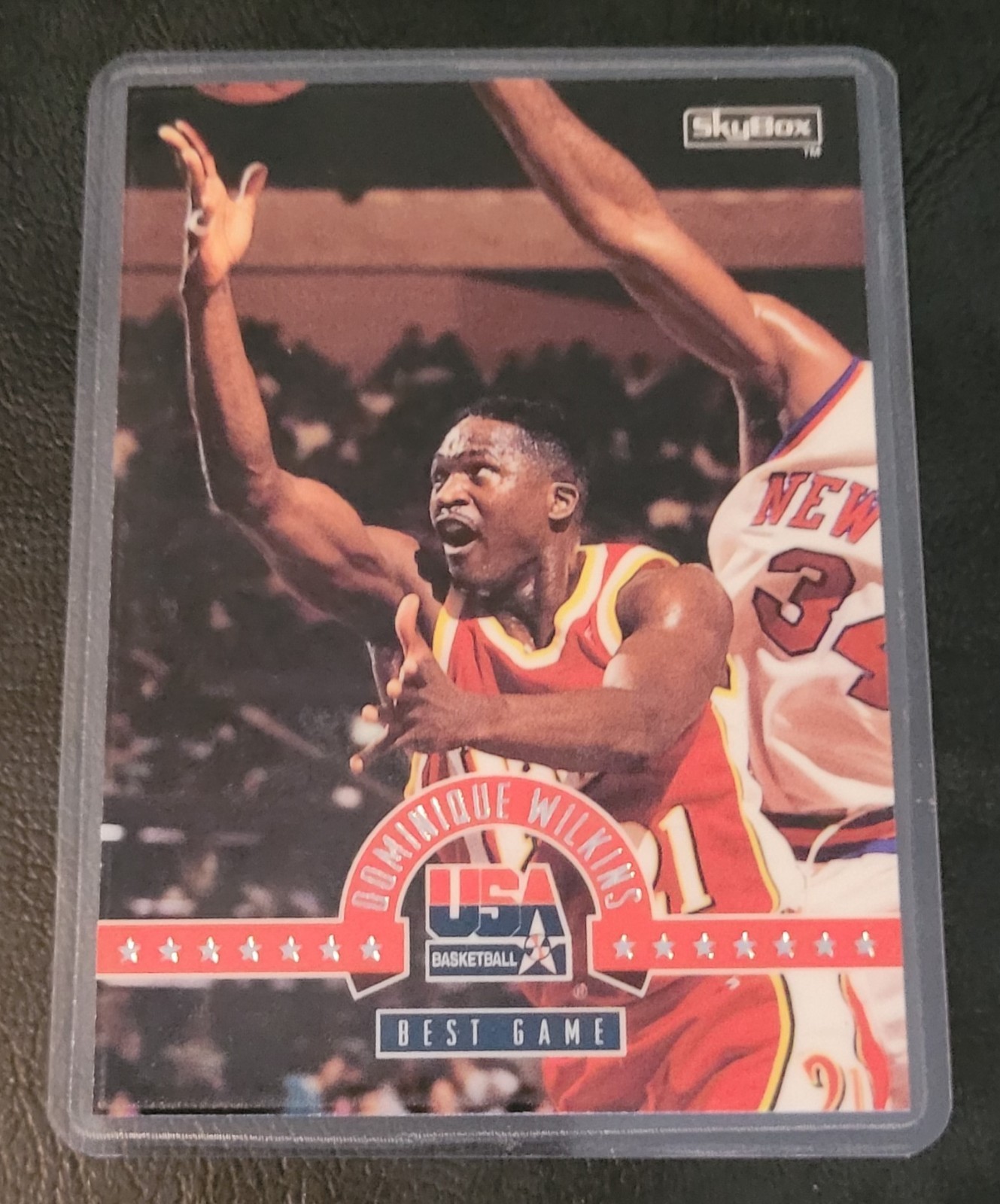 Dominique Wilkins Basketball Card HOF Fridge/Locker/Cabinet Laminated Magnet