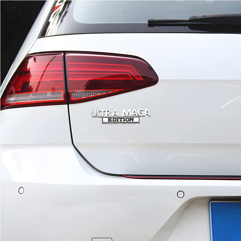 2pcs Ultra MAGA Edition Emblems, Emblem 3D Badge Decal Car Truck SUV,Refrigerato