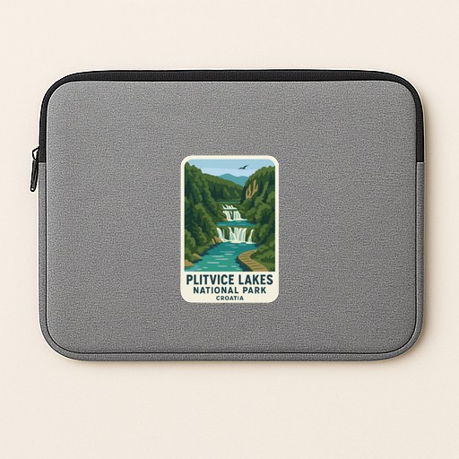 Plitvice Lakes Croatia Iron On Heat Transfer Vinyl HTV World National Parks