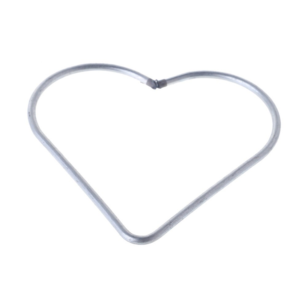 3 Pcs Metal Rings for Crafts Women Accessories DIY Dreamcatcher Heart Shaped