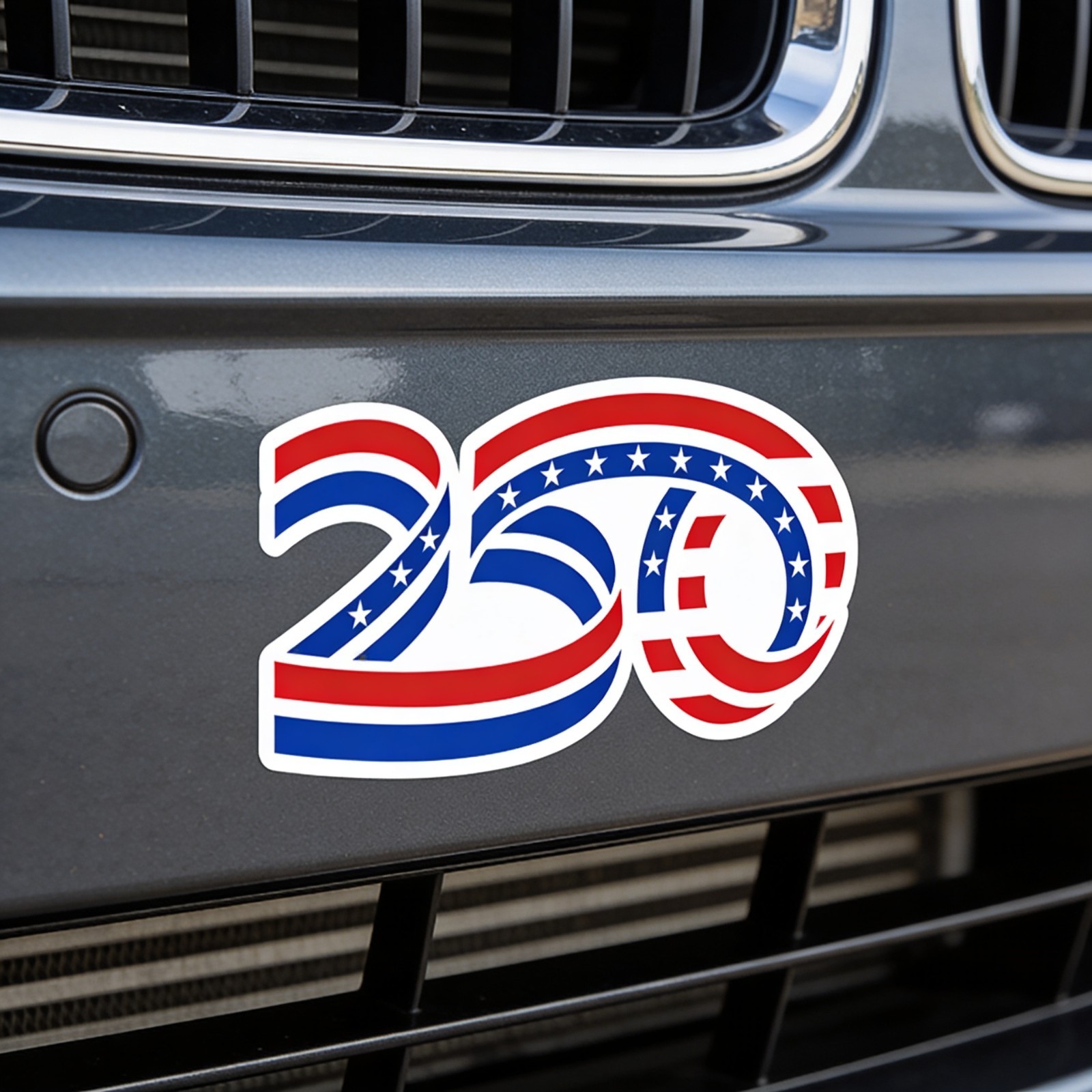 America 250 Anniversary Sticker Logo 2026 USA Flag Vinyl Decal 250th Flag US