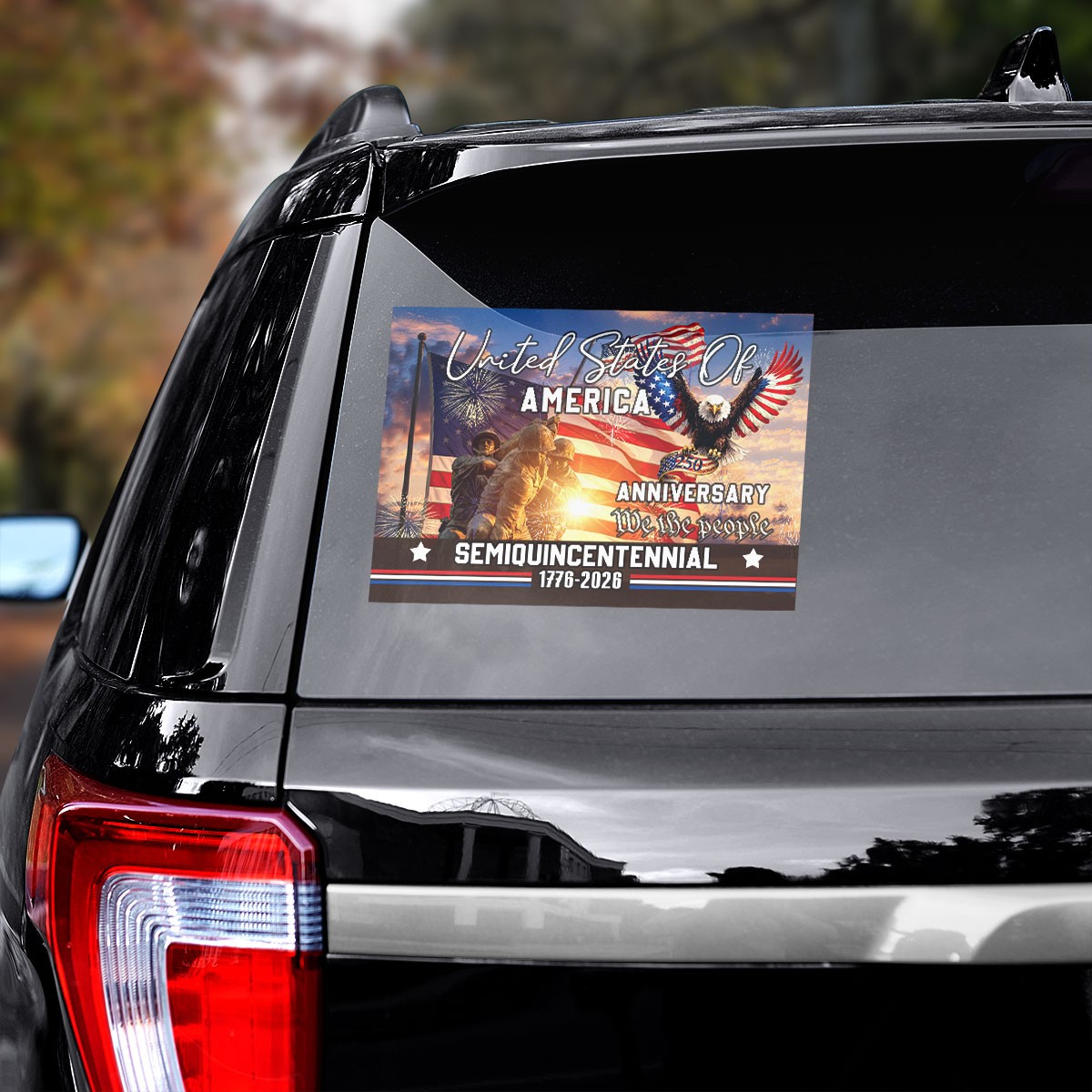 United States Of America 250 Years Anniversary Semiquincentennial Sticker Decal