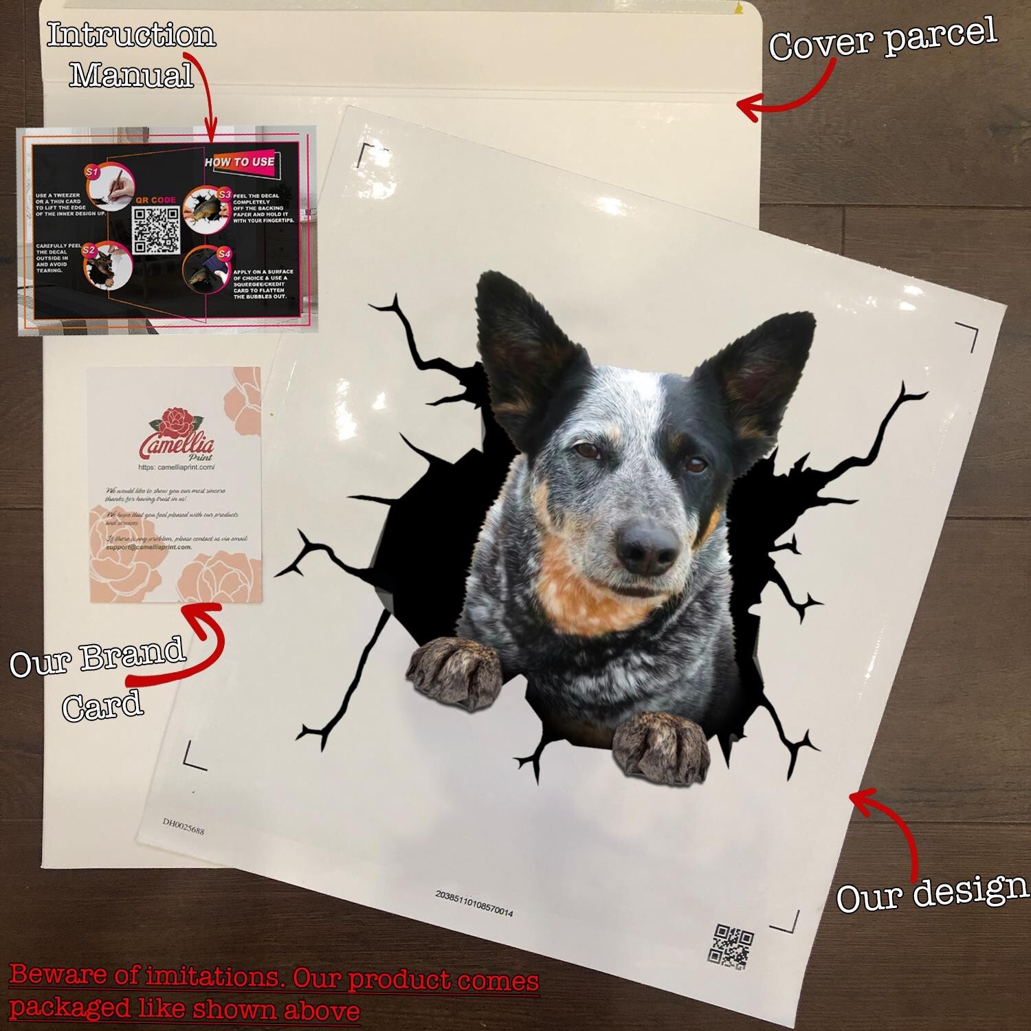 Blue Red Heeler Decal Heeler Mom Sticker Die Cut Heeler Stickers Car Heeler Dog