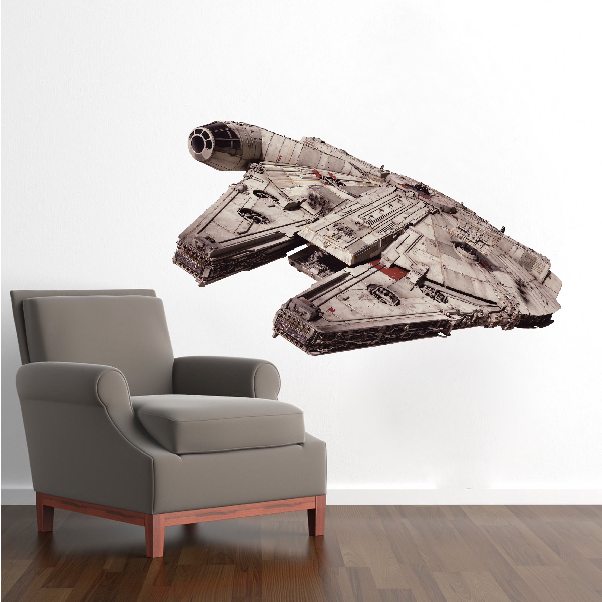 Millennium Falcon Star Wars Decal Wall Sticker from Return of the Jedi s28
