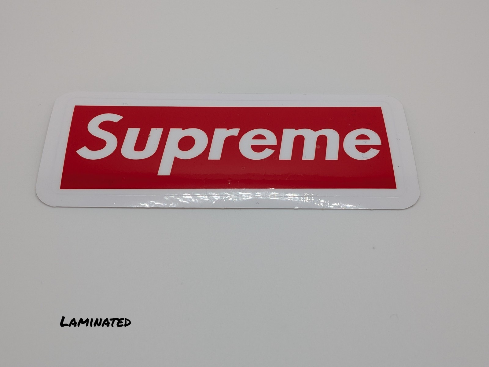 Supreme Logo Vinyl Sticker – Waterproof Decal for Laptop, Skateboard, Phone