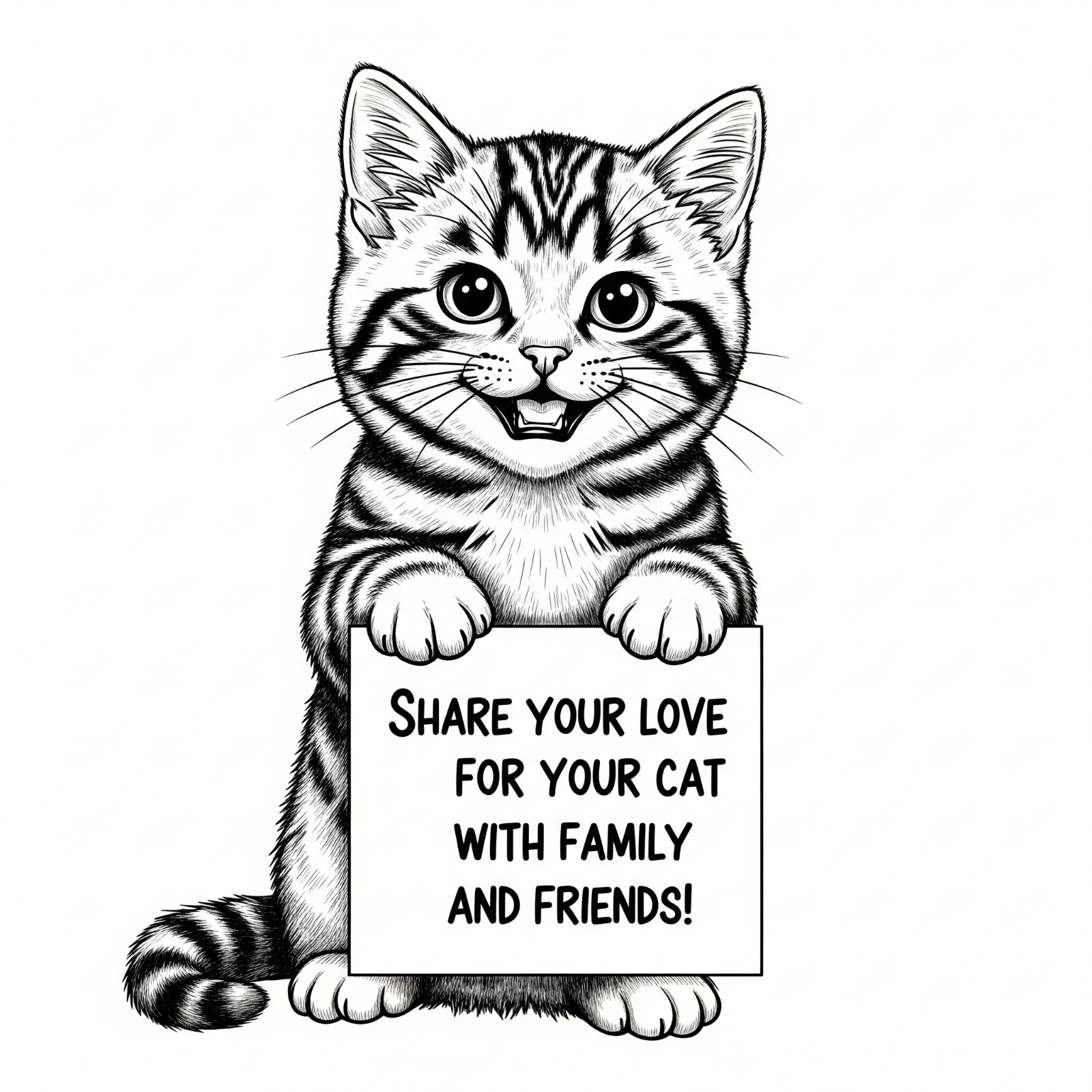 Book lover gray tabby cat vinyl sticker for water bottle, laptop, phone case