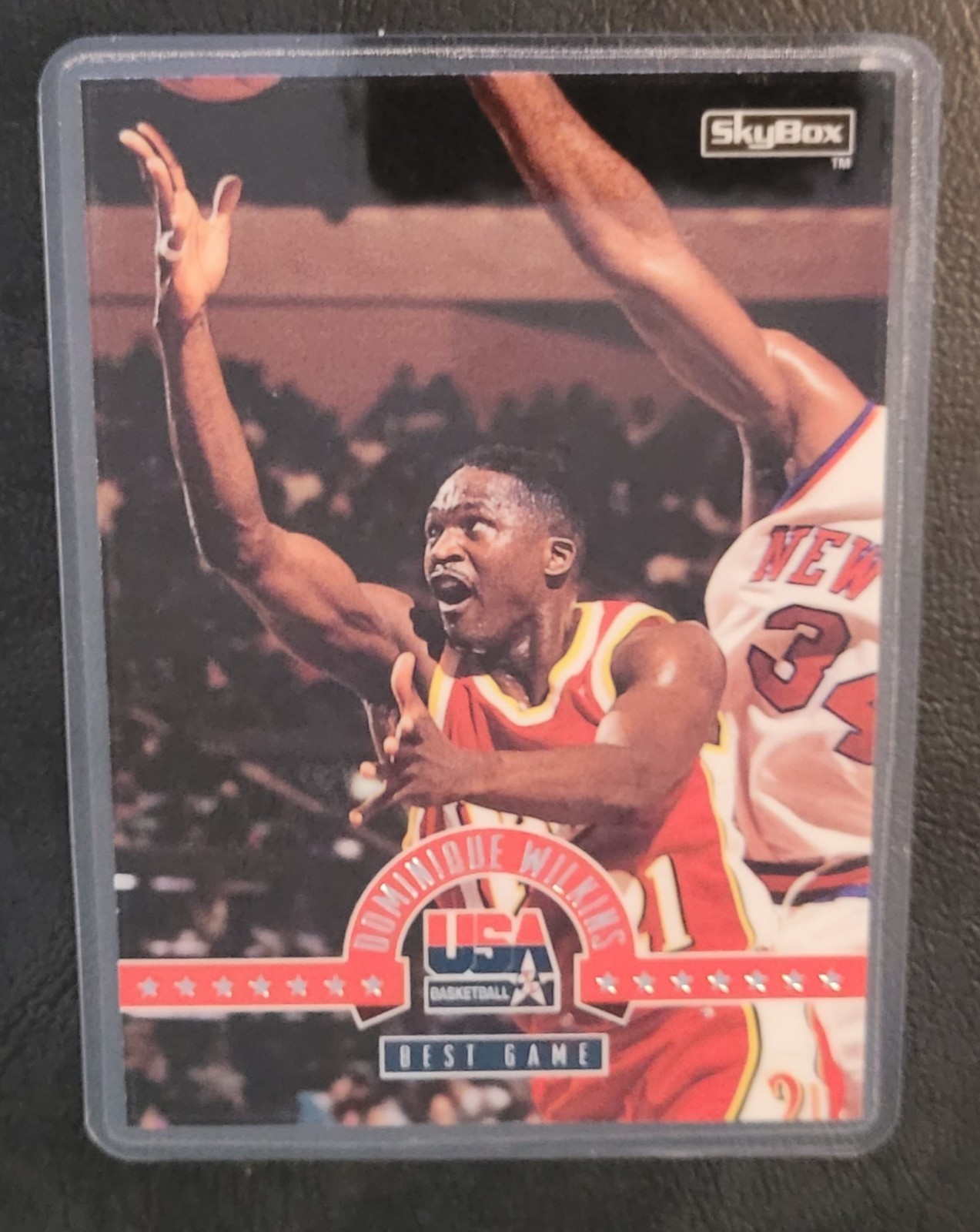 Dominique Wilkins Basketball Card HOF Fridge/Locker/Cabinet Laminated Magnet