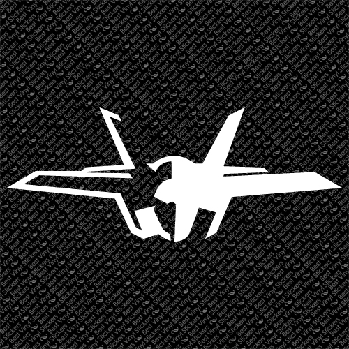 F22 MILITARY AIR FORCE ARMY CAR WINDOW VINYL DECAL STICKER (F22-02)