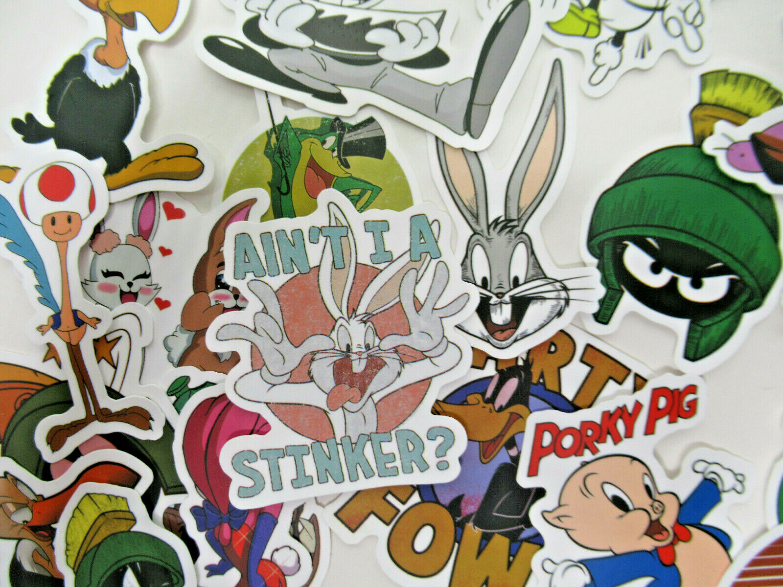 50pc Random Looney Tunes Phone Laptop Water Bottle Decal Sticker Pack