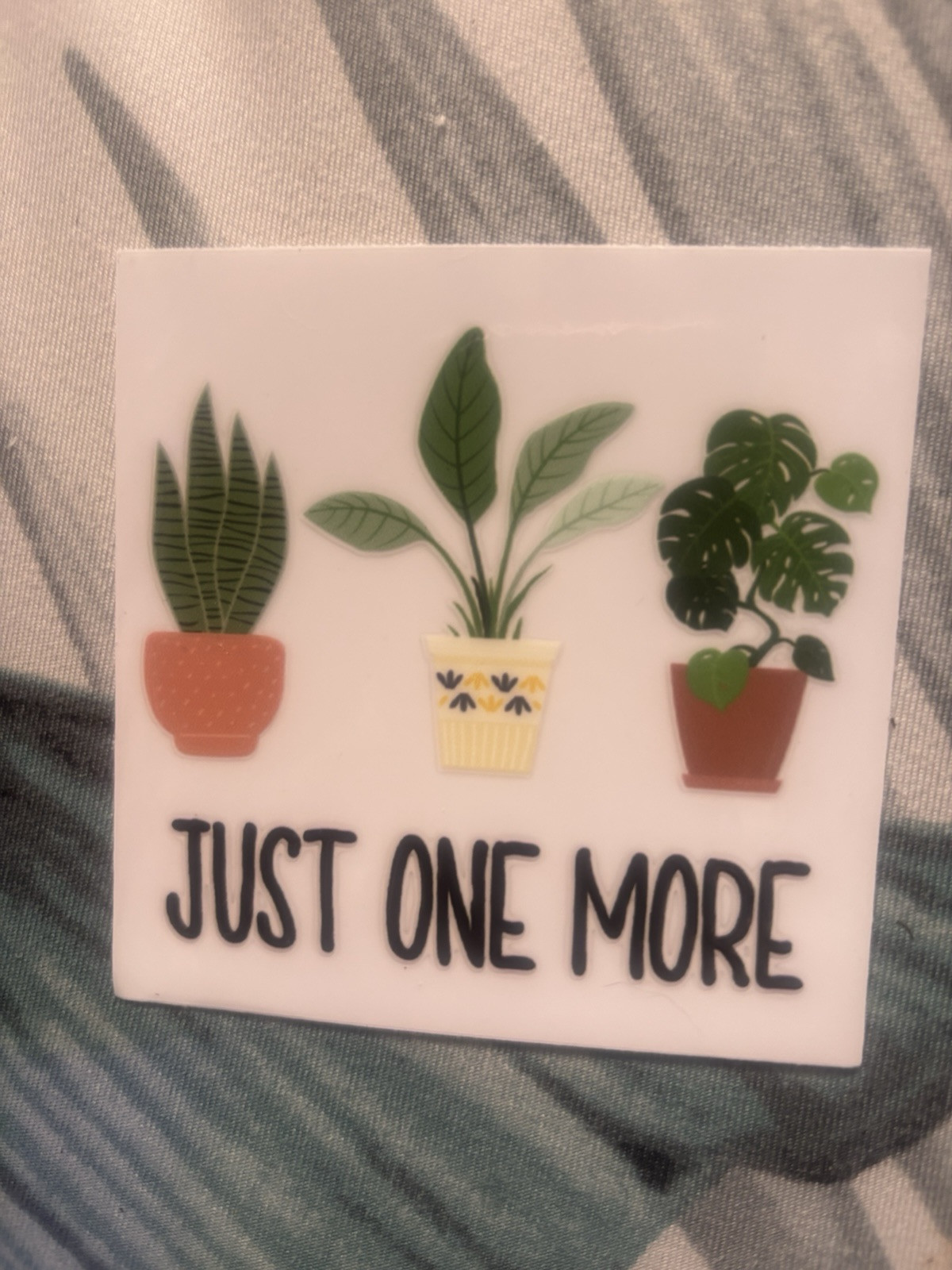 Plant Decal 3.5inch . Durable In Any Weather