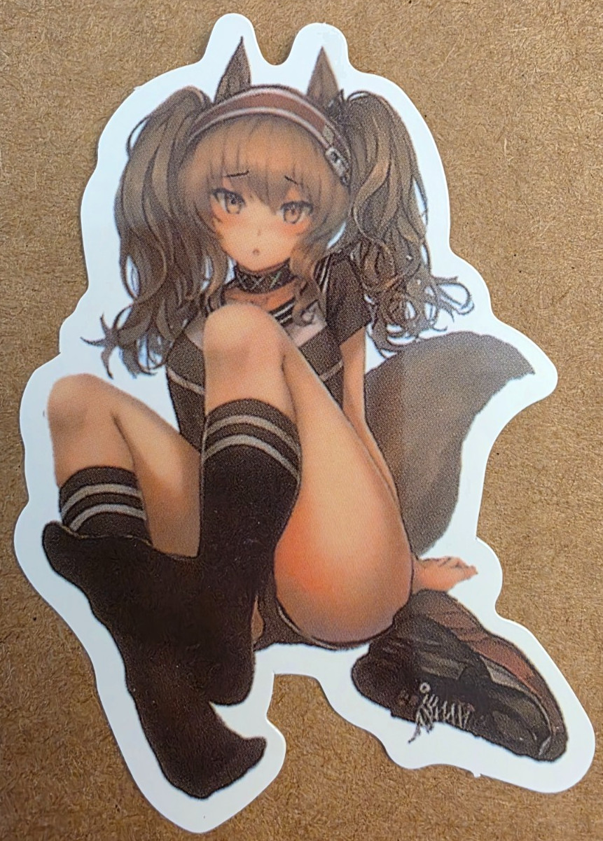 Waifu Sticker Kitsune Fox Girl Monster Idol Princess Anime Manga Pinup Pin Up