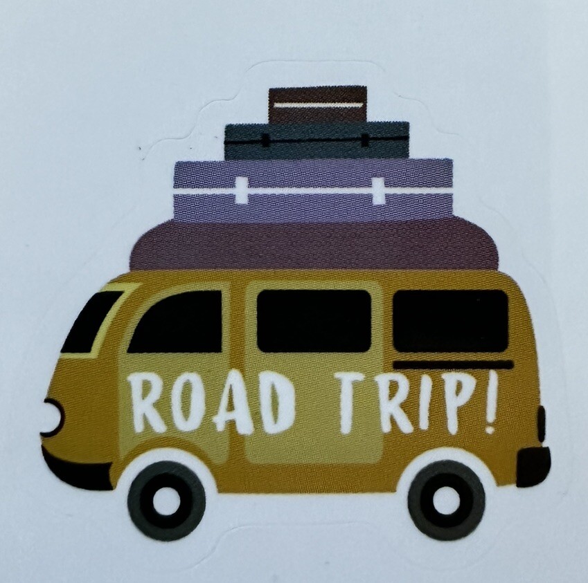 ROAD TRIP! ~ Small Vinyl Sticker – 1.5in
