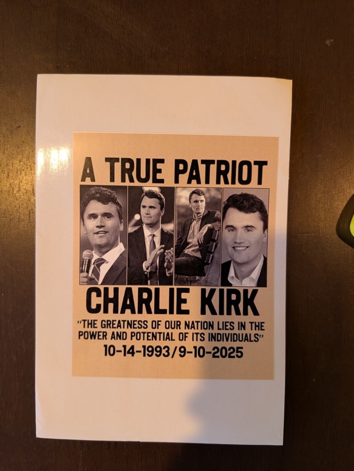 2pk Custom CHARLIE KIRK waterproof DECALS / STICKERS! High Quality!