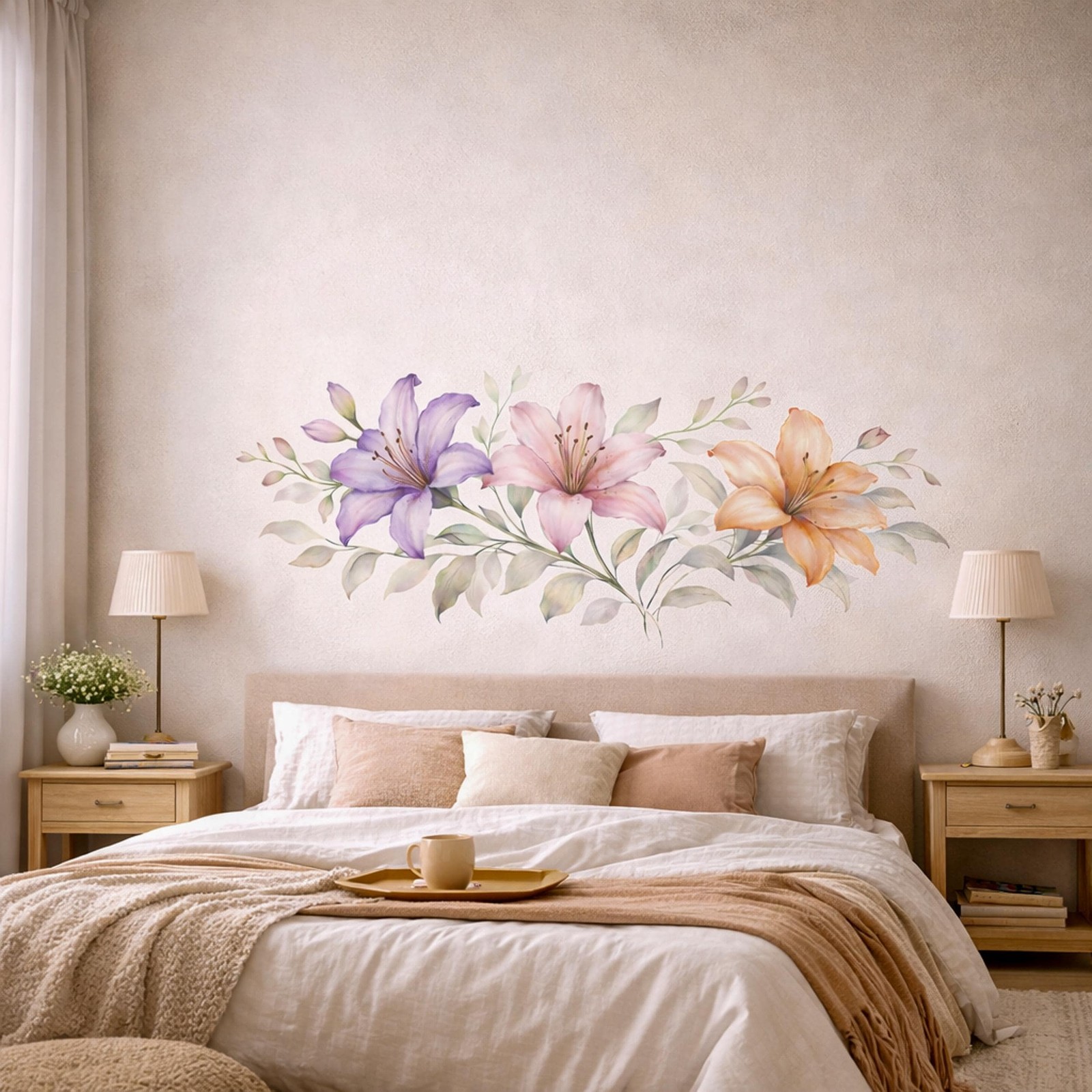 Lily Flower Decal | Watercolor Bouquet