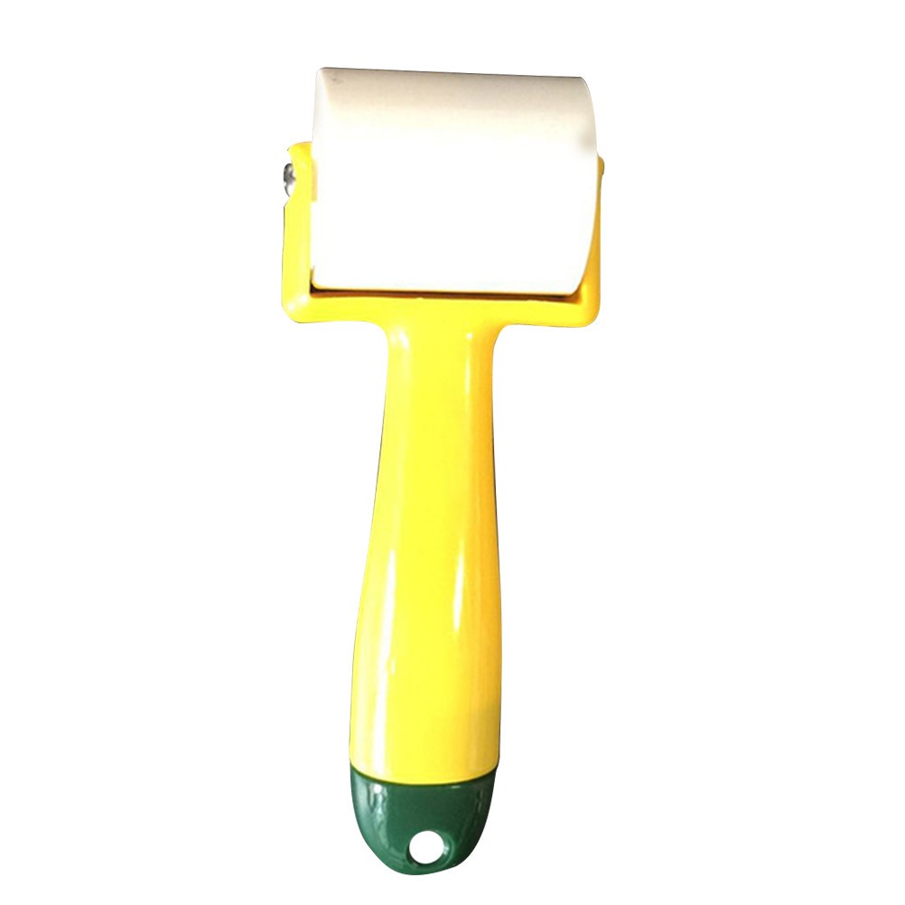 1Pcs Yellow Wall Paper Roller with High Quality Bearings for DIY Wall Decor