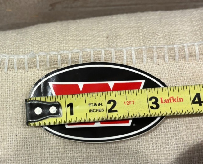 Vintage! Original! Warn Sticker! Winch ~Hubs ~4 X 4 ~ Off Road ~Black Red White